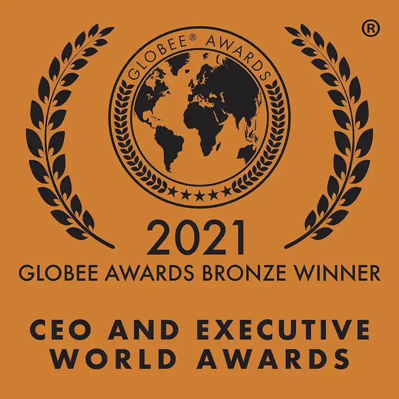 Ascira - Winner in 2021 globee awards bronze winner ceo and executive world awards
